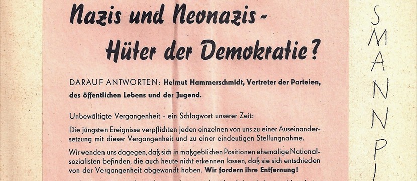 4/2-11/2/15: Studentenkundgebung gegen (Neo-)Nazis und gegen Antisemtismus in München, 1960